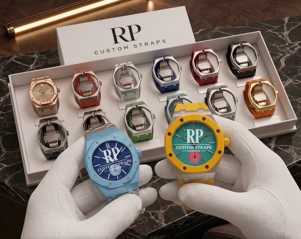 Swatch x AP Royal Pop Custom Wrist Watch Strap Stainless Steel &…