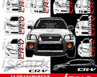 Honda CRV PNG-afbeelding: 14 transparante bestanden (digitale download)