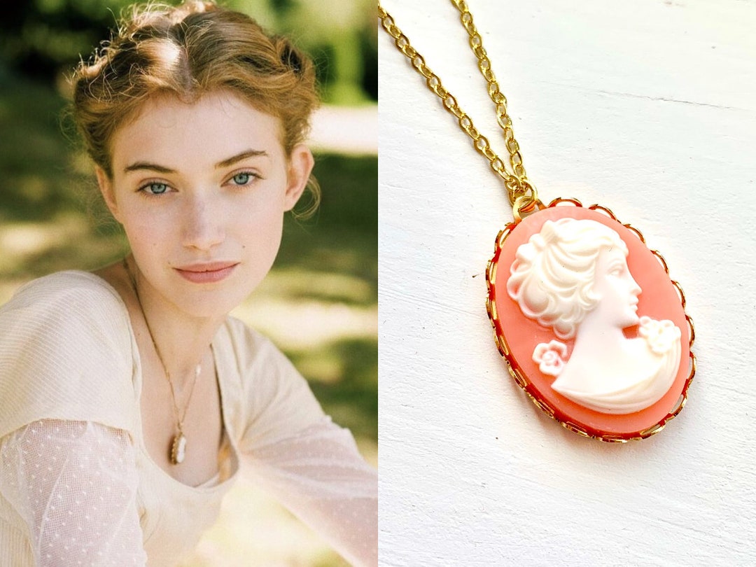 Jane Austen Miss Austen Regrets Peach Pink White Lady Girl - Etsy