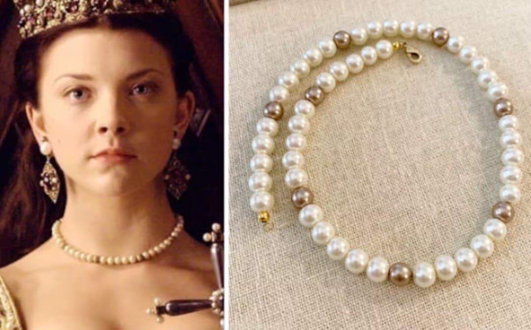 Buy Anne Boleyn Tudors Cream off White Bronze Mocha Glass - Main Image