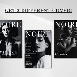 Fashion Magazine Canva Template | Minimalist Editorial Layout (A4 Size, 22 Pages, Instant Download) image 5