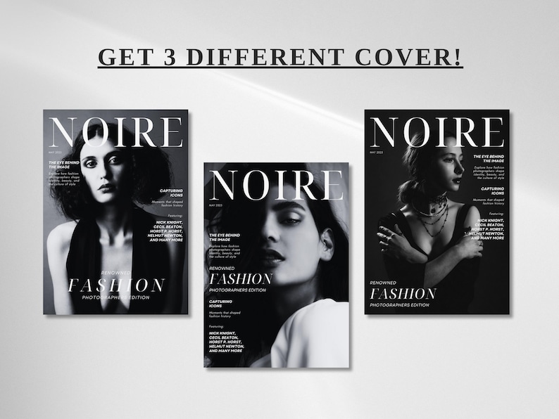 Fashion Magazine Canva Template | Minimalist Editorial Layout (A4 Size, 22 Pages, Instant Download) image 5