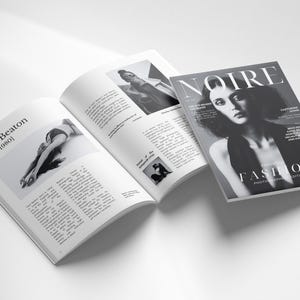 Fashion Magazine Canva Template | Minimalist Editorial Layout (A4 Size, 22 Pages, Instant Download) image 7