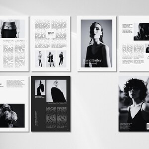 Fashion Magazine Canva Template | Minimalist Editorial Layout (A4 Size, 22 Pages, Instant Download) image 4