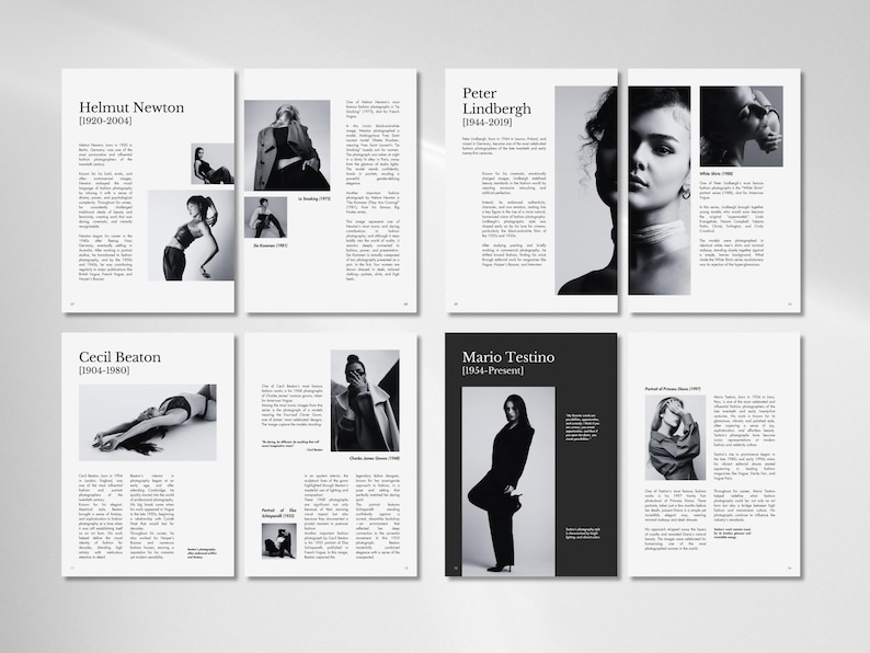 Fashion Magazine Canva Template | Minimalist Editorial Layout (A4 Size, 22 Pages, Instant Download) image 3