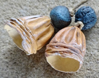 Muschelschale Sommer Sommer skulptierte geformte Porzellanschale creme pfirsich grau blau katy wroe -E45
