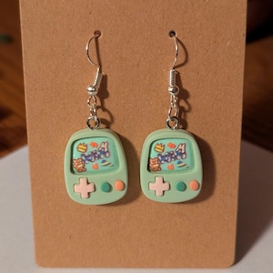 Handheld Gaming Device Dangle Earrings | Retro Gamer Jewelry, Geek Chic Accessories, Fun Gift for Gamers