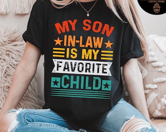 Camiseta con el hijo favorito del yerno - Humor familiar