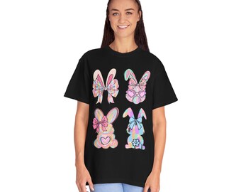 Pastel Bunny Faces T-Shirt | Easter Bunnies shirt