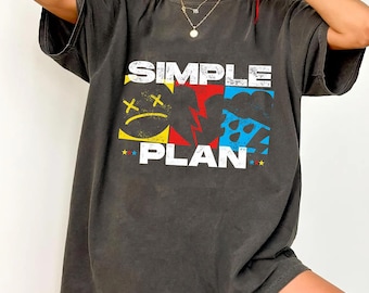 Comfort Colors Simple Plan, T-shirt Simple Plan, Hoodie Simple Plan