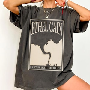 Ethel Cain Music Shirt,I&#39;m Gonna Regret Forever This Tee, Ethel Cain Inspired Bootleg 90s Vintage Shirt, Ethel Cain Fan Gift