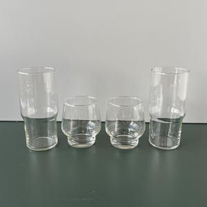 4 SUPERFEST Gläser aus der DDR I Trinkglas Cognac-Glas I Patent Strong Glasses GDR East-Germany