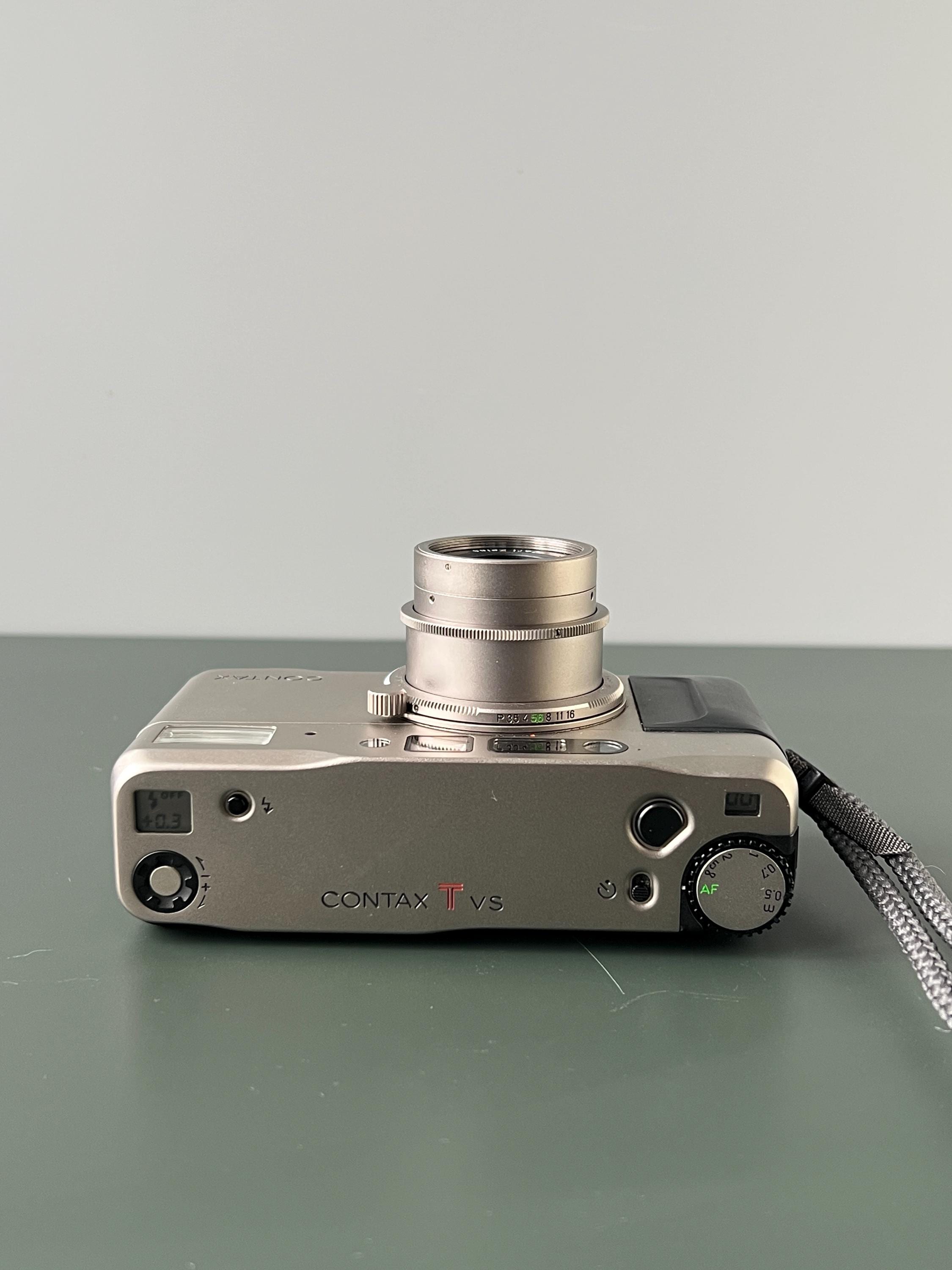 CONTAX TVS Camera With Carl Zeiss T* 28–56mm Lens | Analog Film