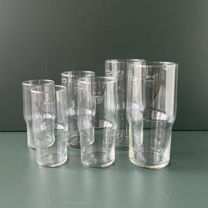 6 SUPERFEST glasses from the GDR 500ml 300ml 200ml I Drinking glass beer glasses I Patent Strong Glasses GDR East-Germany