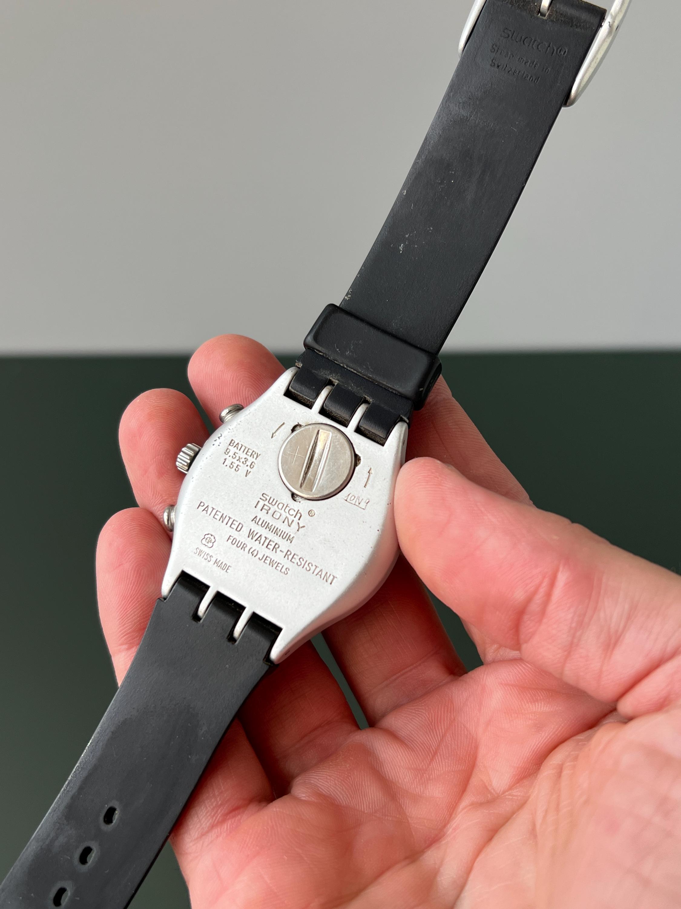 SWATCH Irony Chronograph Watch I Stopwatch I Tachymeter I 90s 