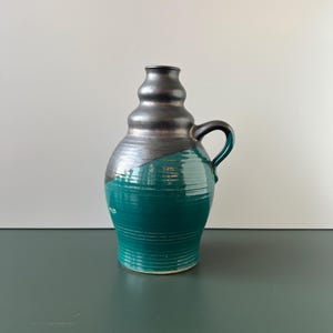 KRUG ceramic vase with beautiful glaze I 70s 80s midcentury I studio ceramics country house