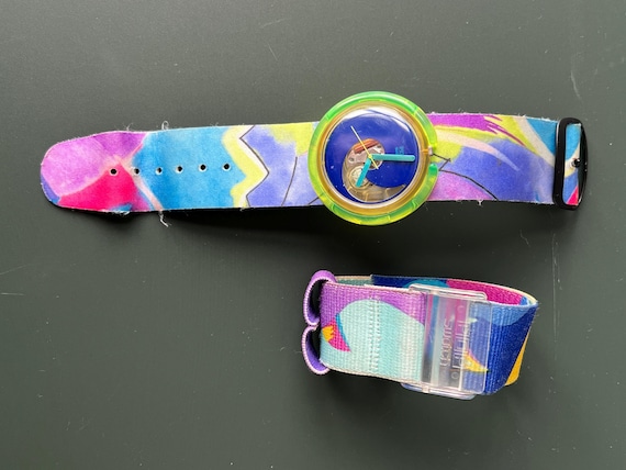 Pop SWATCH Orologio Aqua Club PWK138 I Cinturino in tessuto - Main Image