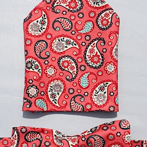 Men&#39;s Bow-tie & pocket square set - Paisley, Traditional, Men&#39;s gift set