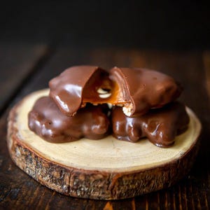 Chocolate Caramel Pecan Colts Bumble Bees Gourmet Chocolate Candy Gourmet Gift Box for Chocolate Lovers Gift Box for Foodie Nuts