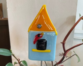 Bird House Plant Ornament