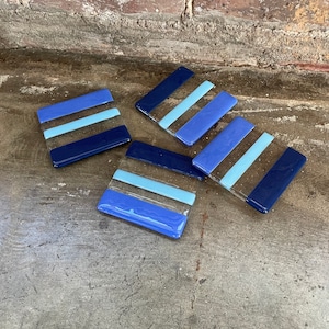 Striped Coasters - set of four