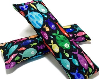 Eco-Kicker Catnip Cat Toy - Rainbow Fish - Choose your size