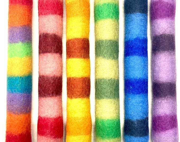 Featured listing image: Wool Kicker Cat Toys - Choose Your Color