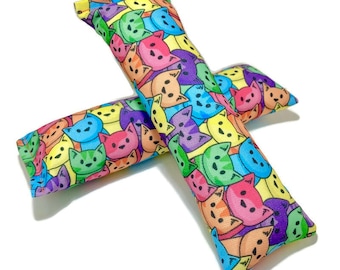 Eco-Kicker Catnip Cat Toy - Rainbow Clowder - Choose your size