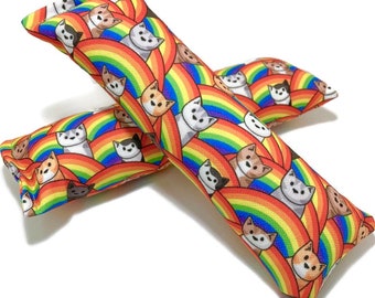 Eco-Kicker Catnip Cat Toy - Rainbow Cats - Choose your size