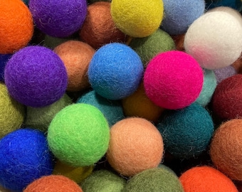 Wool Cat Ball Toys - Random 3 or 6 pack