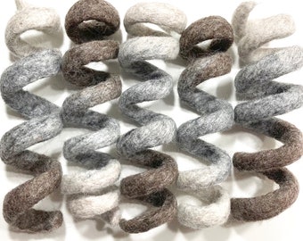 All Natural Wool Spiral Cat Toys