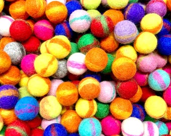 Mini Wool Cat Ball Toys - 1 inch