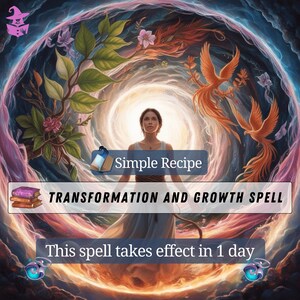 Transformation And Growth Spell,Transformation And Growth,Personal Evolution,Self Discovery,Spiritual Awakening,Inner Strength Boost,Manifes