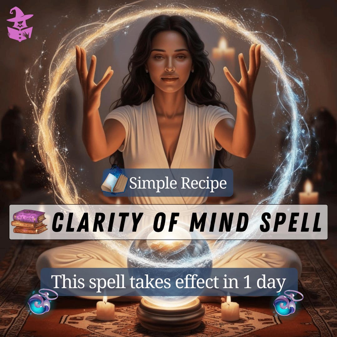 Clarity of Mind Spell,clarity of Mind,mental Clarity,emotional Balance ...