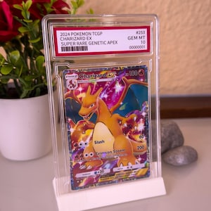 Carta proxy tascabile TCG Charizard Ex | Valutazione GEM MT 10
