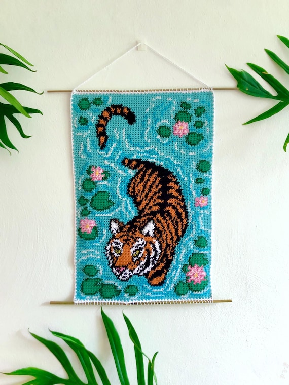 Tiger Tapestry Crochet Pattern