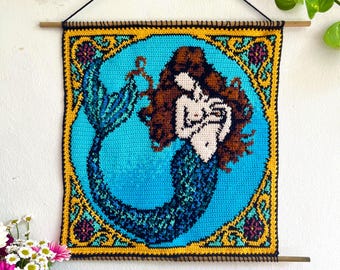 The Mermaid Tapestry Crochet Pattern