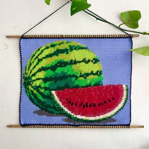 Watermelon Tapestry Crochet Pattern