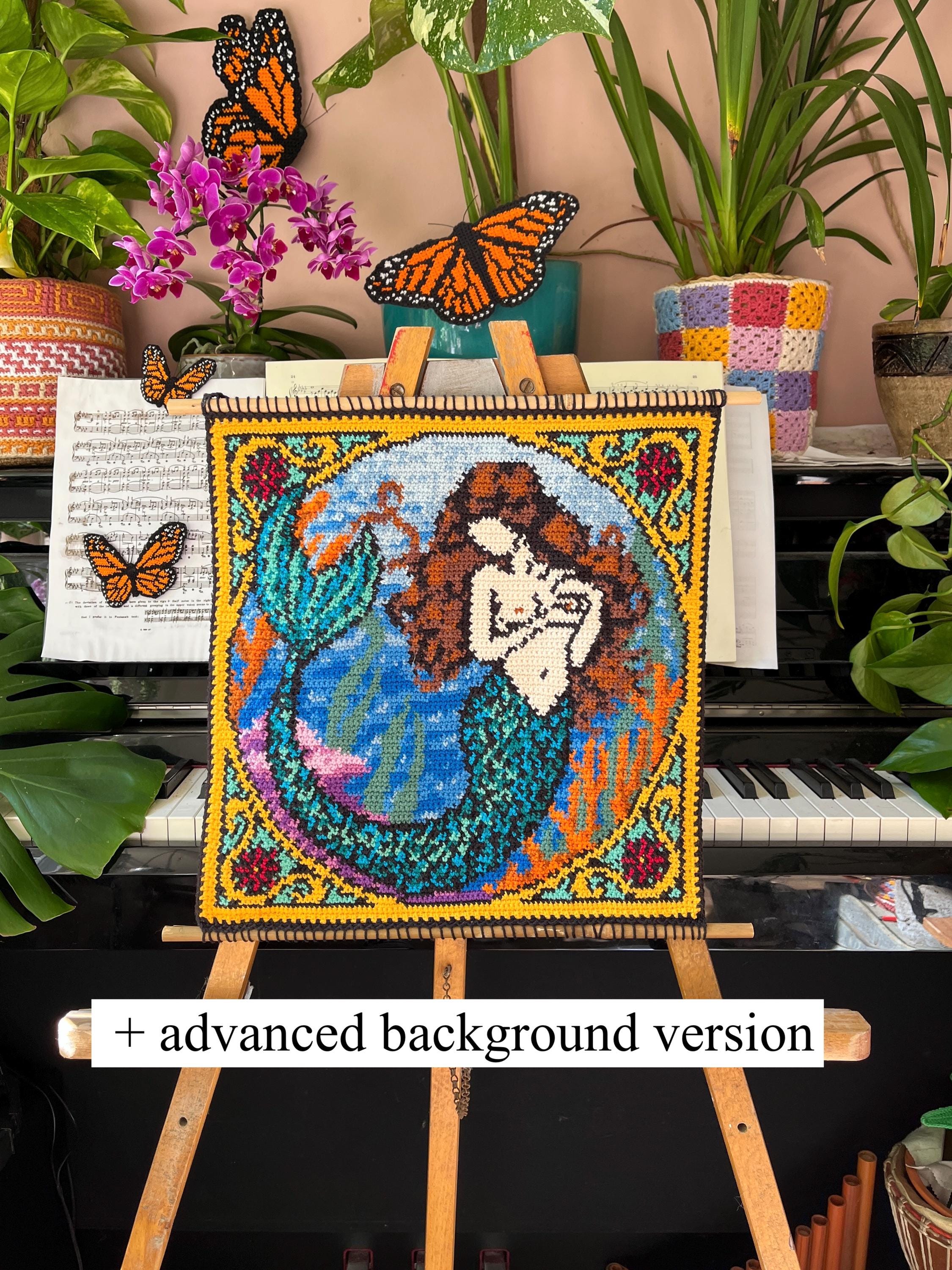 The Mermaid Tapestry Crochet Pattern - Etsy