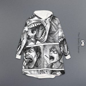 Unisex Anime Hooded Blanket image 3