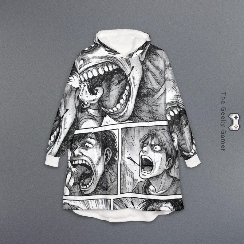 Unisex Anime Hooded Blanket image 3