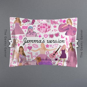 Personalized Pillowcase | Gift for Daughter | Personalized Pillow Sham | Custom Pillowcase | Girl Room Decor | Birthday Gift | Pink Version