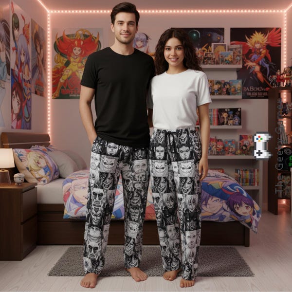 One Piece Anime Pajamas - Etsy