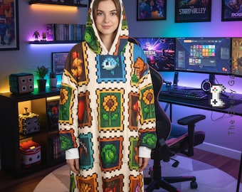 Video Game Hooded Blanket
