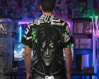 Uniseks Hawaiiaans anime-shirt