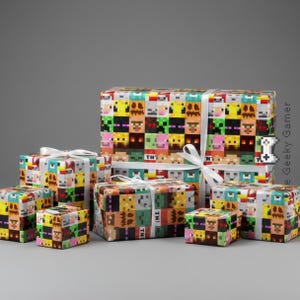 Gamer Wrapping Papers | Gamer Gift | Gifr For Gamer | Video Game | Geek | Birthday Gift | Gamer Kid | Wrapping Papers | Birthday Gift