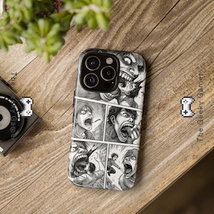 Cool Anime Manga Phone Case | Anime Gift | Birthday Gift | IPhone Case | Galaxy Case | Video Game Accessory | Geek | Anime Lover | AOT