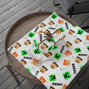 Gamer Wrapping Papers | Gamer Gift | Gifr For Gamer | Video Game | Geek | Birthday Gift | Gamer Kid | Wrapping Papers | Birthday Gift
