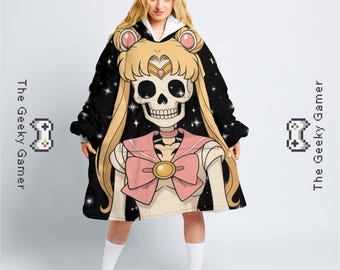 Anime Unisex Hooded Blanket