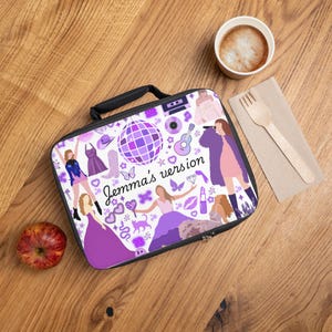 Gepersonaliseerde lunchtas met naam voor kinderen | Lunchtas voor meisjes | Gepersonaliseerde lunchbox | Lunchbox op maat | Lunchbox voor meisjes | Terug naar school | Reizen